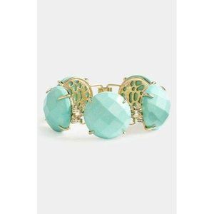 Kendra Scott Mint Green Cassie Statement Bracelet